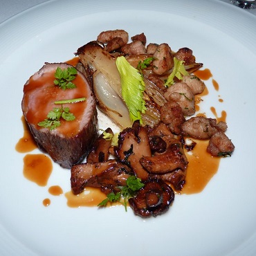 Recipe Veal with Chanterelles mushroom